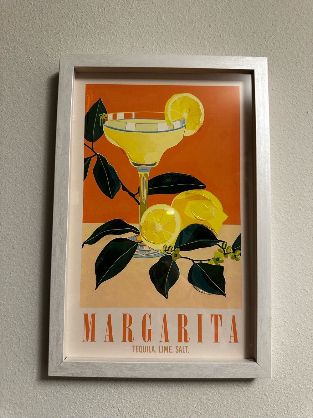Orange and Yellow Margarita Wall Art